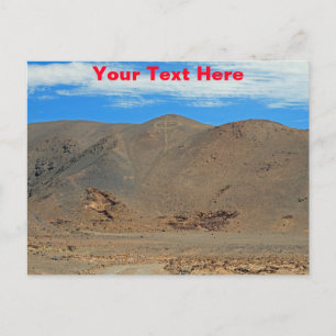 Customisable Atacama geoglyphs postcard