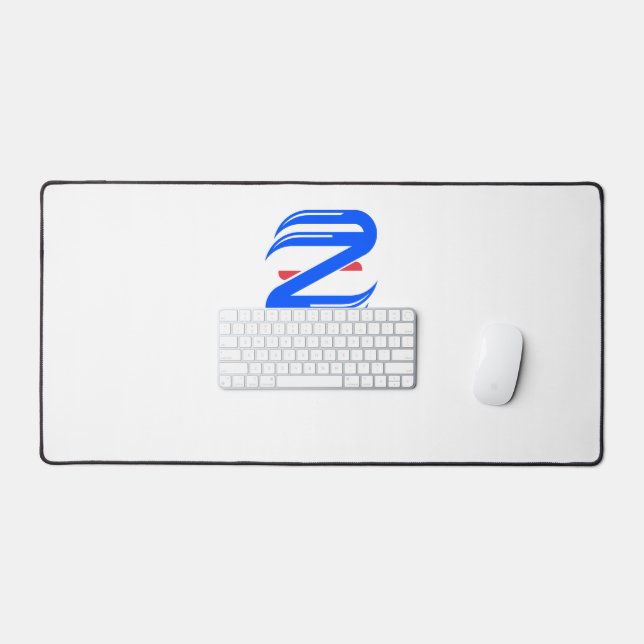 Customisable Athletic Letter Z Team Desk Mat (Keyboard & Mouse)