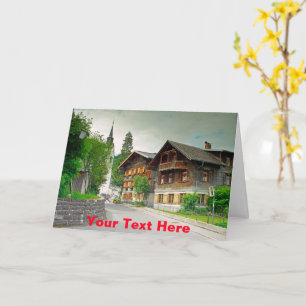 Customisable Austria Card