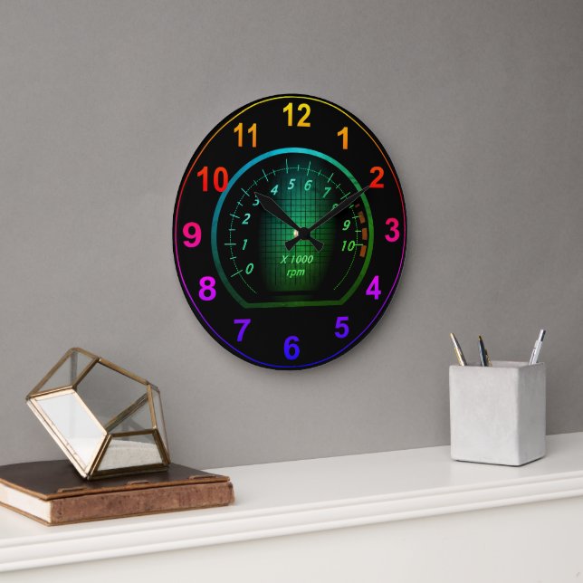Customisable Automotive Car Themed Clock (Office)