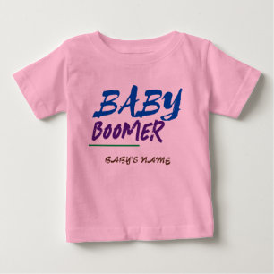 Customisable Baby Boomer Name Design Large T-Shirt