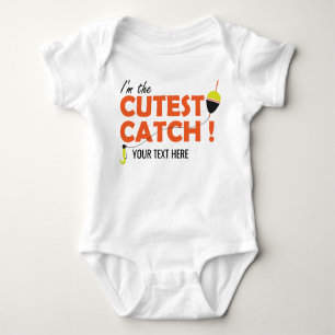 Customisable Baby Fishing Bodysuit Shirt