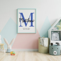Customisable Baby Name Meaning Room