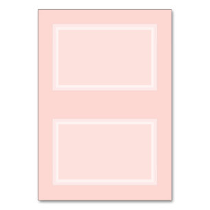Customisable Baby Pink Tented Place Cards