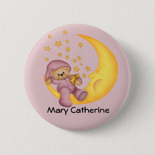 Customisable Baby Shower Favours 6 Cm Round Badge