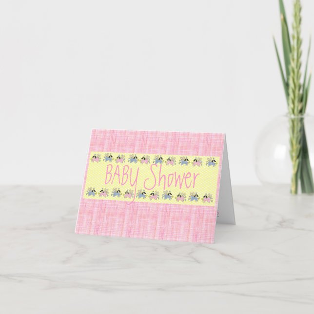 Customisable Baby Shower Invitation (Front)