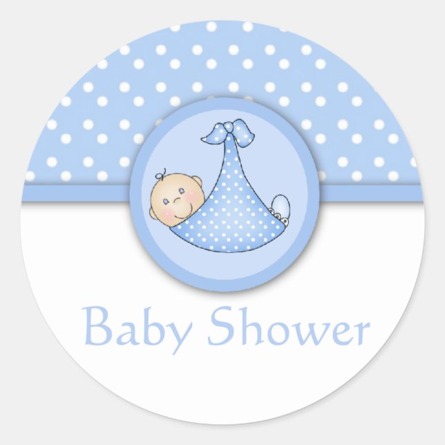 Customisable Baby Shower stickers (Front)