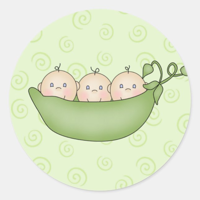 Customisable Baby Shower stickers (Front)