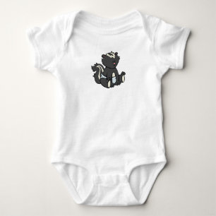 Customisable Baby Skunk Bodysuit