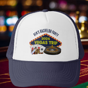 Customisable Bachelor Party Las Vegas Trip Casino Trucker Hat