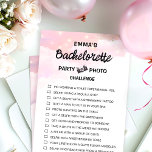 Customisable Bachelorette Scavenger Hunt<br><div class="desc">Beautiful,  customisable Bachelorette Scavenger Hunt Game! You can personalise it with your game's challenges and the bride's name.</div>