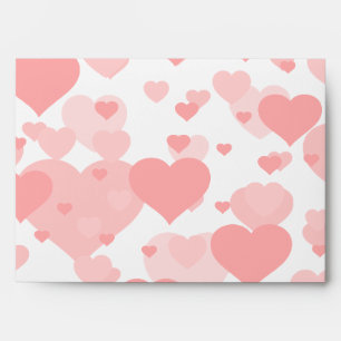 Customisable Background Colour for Hearts Envelope