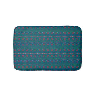 Customisable Background Colour Ho-Ho-Ho Ugly Xmas Bath Mat