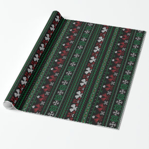 Customisable Background Colour My Bells Ugly Xmas Wrapping Paper