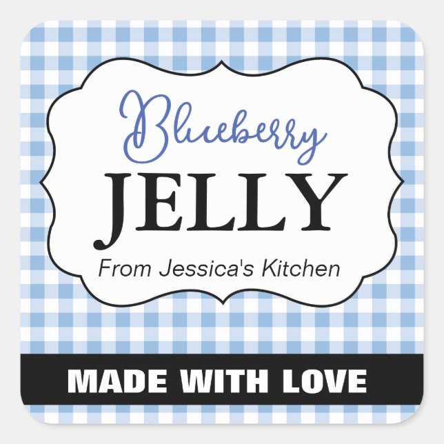 Customisable Baked with Love Label HM003_18sqv1 (Front)