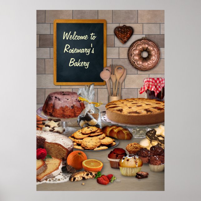 Customisable Bakery Poster (Front)