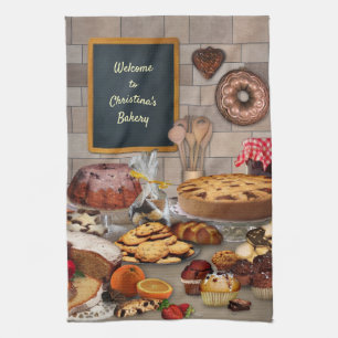 Customisable Bakery 🥐🥨🥯 Towel