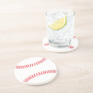 Customisable Baseball Beverage Coaster