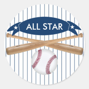 Customisable Baseball Sticker