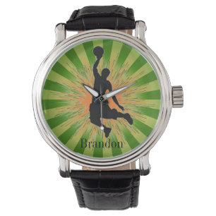 Customisable Basketball Design Watch
