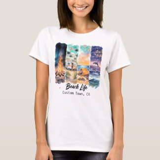 Customisable Beach Life Tee