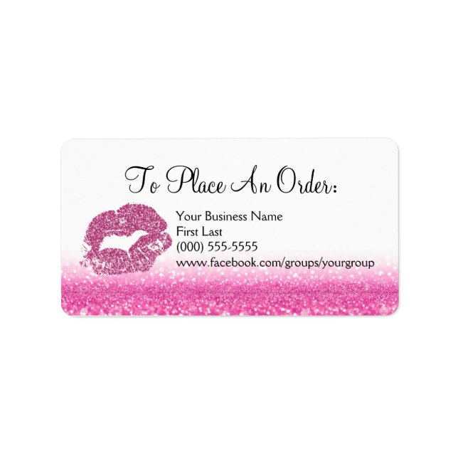 Customisable Beauty Book Labels (Front)