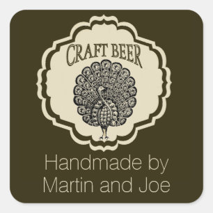 Customisable Beer Labels with Peacock