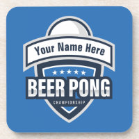 Customisable Beer Pong Championship Logo