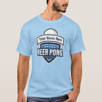 Customisable Beer Pong Championship Logo
