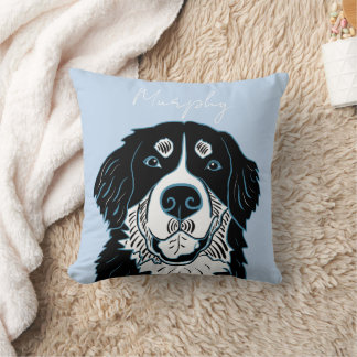 Customisable Bernese Mountain Dog Cushion
