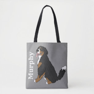 Customisable Bernese Mountain Dog Tote Bag