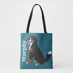 Customisable Bernese Mountain Dog   Tote Bag