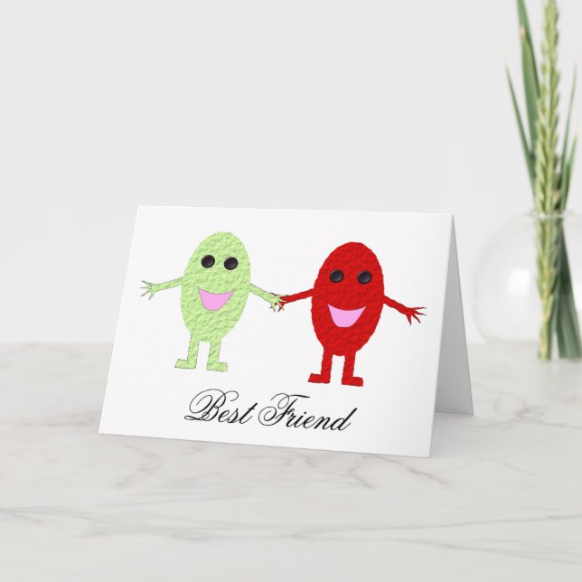 Customisable Best Friend Greeting Card (Front)