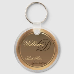 Customisable Best Man Keepsake Keychain