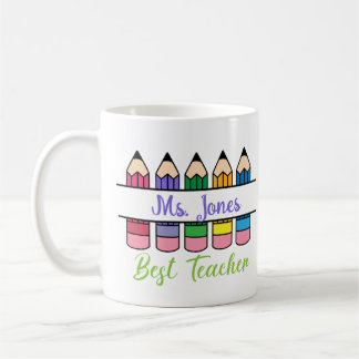 Customisable Best Teacher Appreciation Coffee Mug