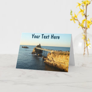 Customisable Biarritz Card