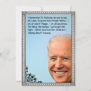 Customisable Biden Holiday Card