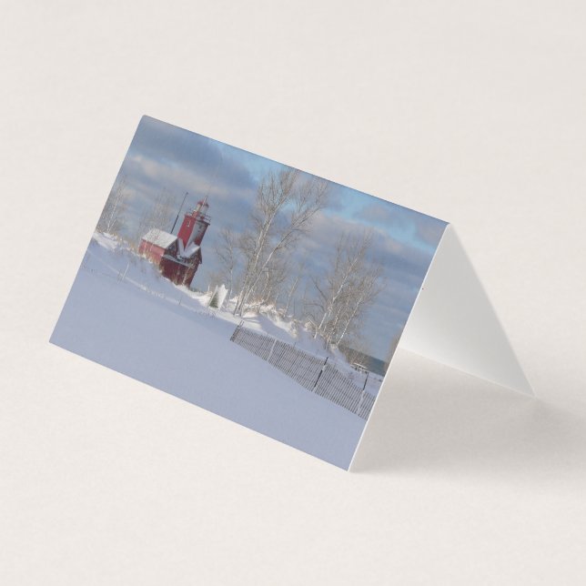 Customisable Big Red Christmas Cards (Front)
