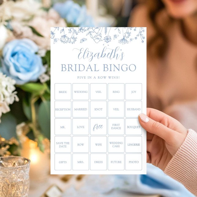 Customisable Bingo Floral Game Card (Creator Uploaded)