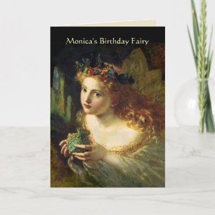 Customisable Birthday Fairy Card
