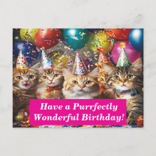 Customisable Birthday Postcard for Pet Lovers