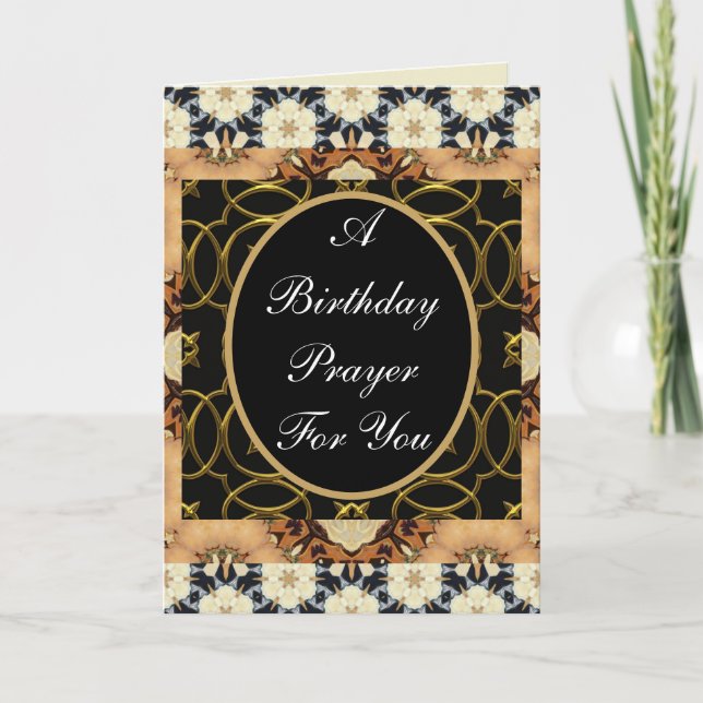 Customisable Birthday Prayer Greeting Card (Front)