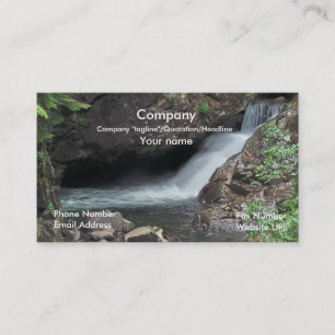 Customisable Biz Card with nature background