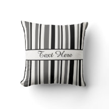 Customisable Black and White Stripes