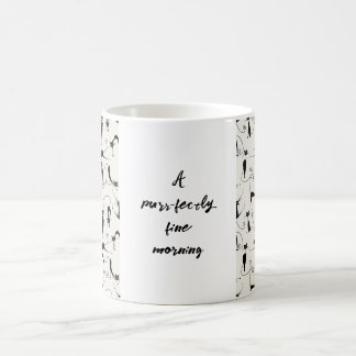 Customisable Black & Cream Cat Mug