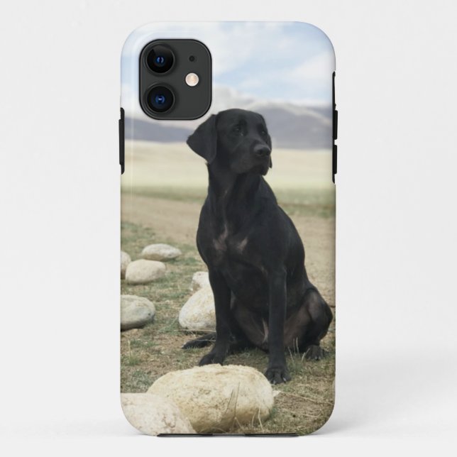 Customisable Black Labrador Retriever Case-Mate iPhone Case (Back)
