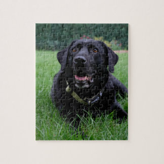 Customisable Black Labrador Retriever Jigsaw Puzzle