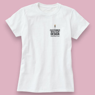 Customisable Blank Business Corporate Simple T-Shirt