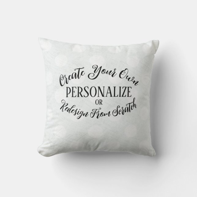 Customisable Blank - Create Your Own Cushion (Front)