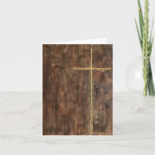 Customisable Blank Cross Note Card